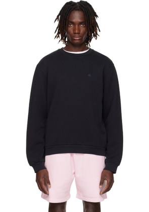 Acne Studios Black Crewneck Fleece Sweatshirt