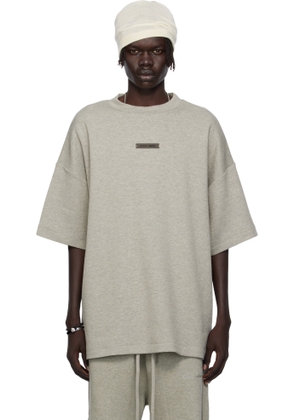 Fear of God ESSENTIALS Gray 90s Fit Piqué Crewneck T-shirt