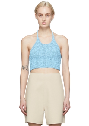 Arch The Blue Halter Neck Tank Top