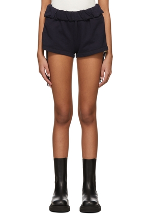Dion Lee Navy Cotton Shorts