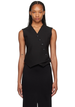 The Frankie Shop Black Maesa Cross Vest