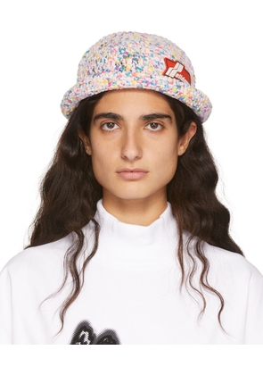 We11done Multicolor Crochet Logo Bucket Hat