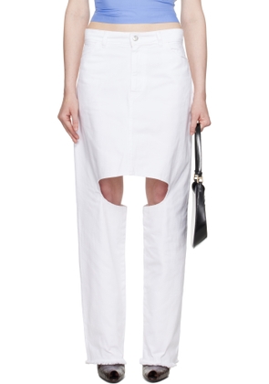 Ashley Williams White Marley Jeans