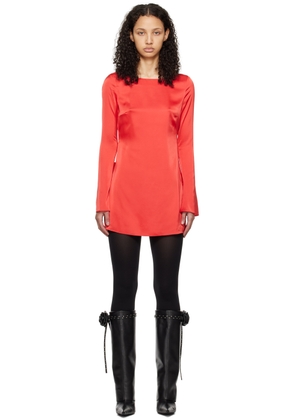 GUIZIO Red Lleo Mini Dress