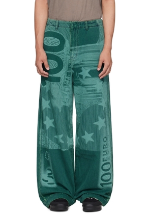 Gerrit Jacob Blue Overdyed Jeans