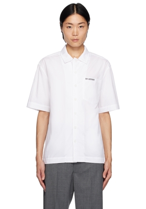 Han Kjobenhavn White Camp Collar Shirt