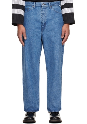 WTAPS Blue 'Blues Straight' Jeans