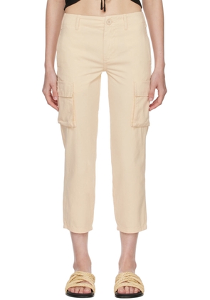FRAME Beige Cotton Trousers