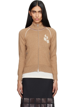 Isabel Marant Etoile Tan Lanya Cardigan Jacket