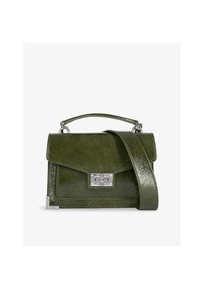 Womens The Kooples Emily Small Suede Shoulder Bag