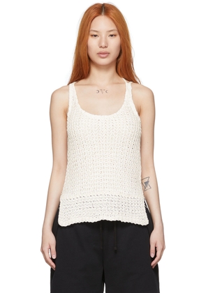 3.1 Phillip Lim White Cotton Tank Top