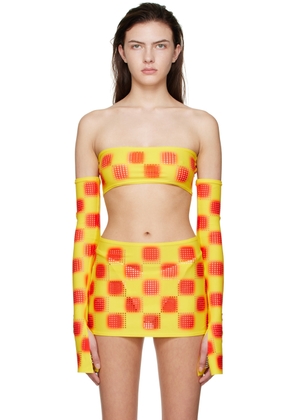 FAL-ASH Yellow Polyester T-Shirt