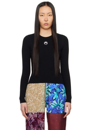Marine Serre Black Core Sweater