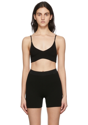 JACQUEMUS Black La Montagne 'Le Bandeau Valensole' Bra