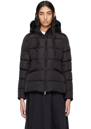 Moncler Black Avoce Short Down Jacket