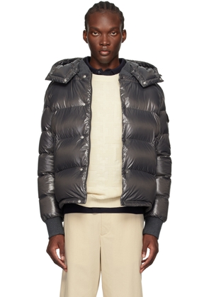 Moncler Black Maljasset Short Down Jacket