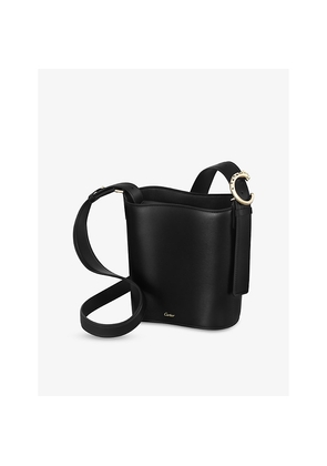Womens Panthère De Cartier Mini Leather Cross-Body Bag