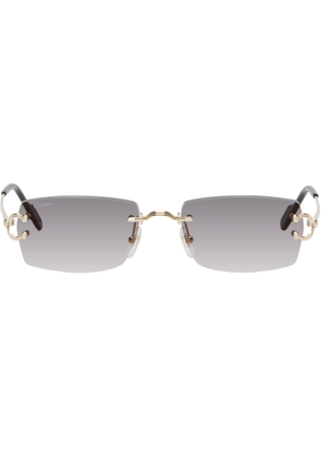 Cartier Gold 'Décor C Classique de Cartier' Sunglasses