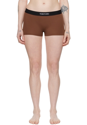 TOM FORD Brown Signature Boy Shorts