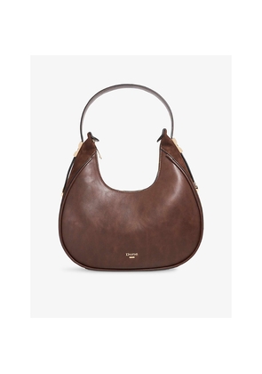 Womens Dune Dedicated Scoop Faux-Leather Shoulder Bag