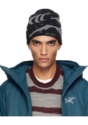 Arc'teryx Black & Gray Grotto Beanie