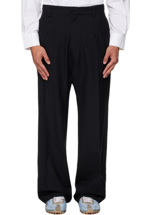 Stefan Cooke Black Tuxedo Trousers