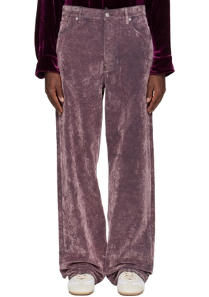 Dries Van Noten Purple Loose Fit Jeans
