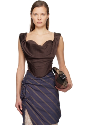 Vivienne Westwood Brown Sunday Corset Top