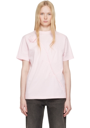 Coperni Pink Disney Rose T-shirt