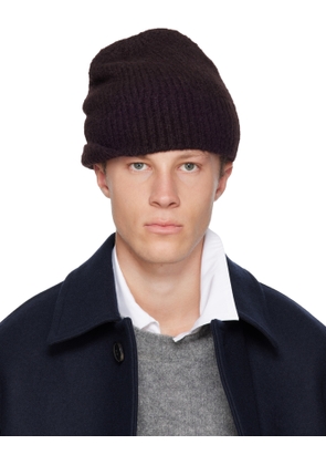 Dries Van Noten Brown Alpaca Blend Beanie