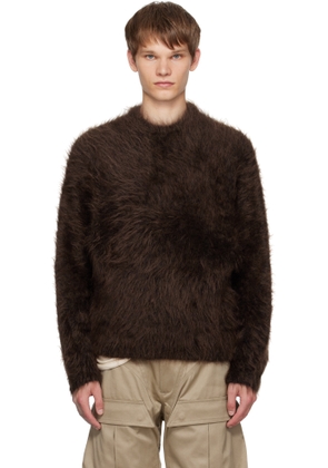 Mugler Brown Mohair Sweater