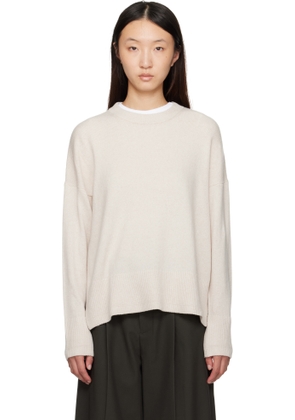 Maria McManus Beige Swing Sweater