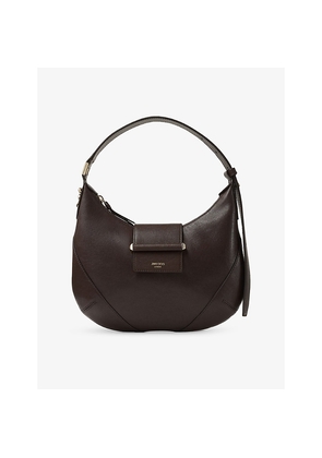 Womens Jimmy Choo Bar Hobo Small Leather Shoulder Bag