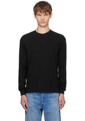 AURALEE Black Seamless L/S T-shirt