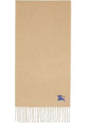 Burberry Beige & Off-White Cashmere Scarf