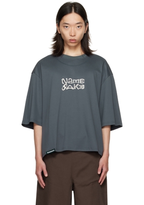 NAMESAKE Blue Mayo Oversized Carabiner T-shirt