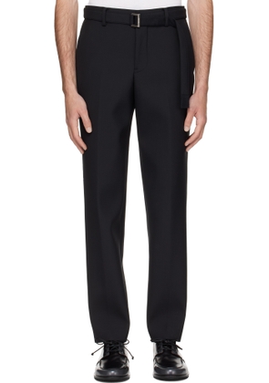 sacai Black Suiting Trousers