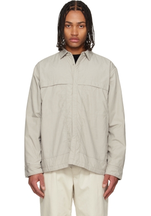nanamica Beige Insulation Shirt Jacket