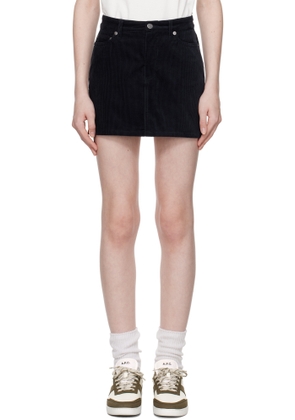 A.P.C. Navy Mini-Jupe Miniskirt