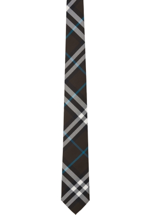 Burberry Multicolor Check Silk Tie