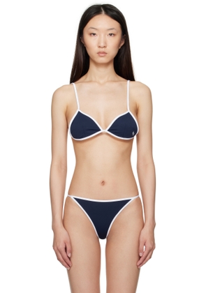 Sporty & Rich Navy Kate Bikini Top