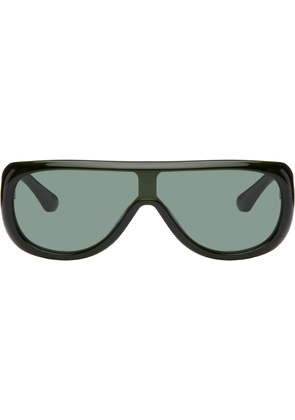 Port Tanger SSENSE Exclusive Green Sayf Sunglasses