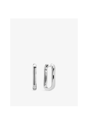 Womens Monica Vinader Alta Capture Sterling-Silver Huggies