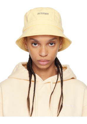 JACQUEMUS Yellow 'The Gadjo' Bucket Hat