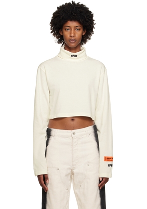 Heron Preston White 'HPNY' Turtleneck
