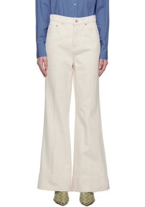 RECTO Off-White High-Rise Jeans