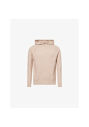 Mens Raith Rowan Raglan-Sleeves Knitted Hoodie