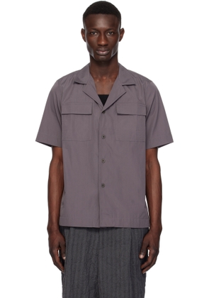 Dries Van Noten Gray Vented Shirt