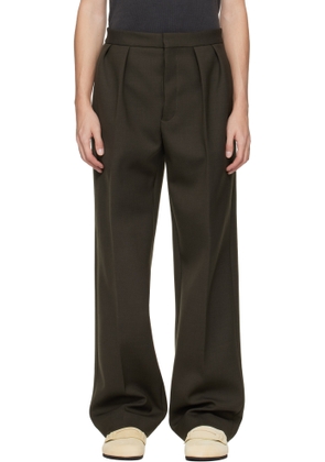 JACQUEMUS Khaki 'The Citta' Trousers