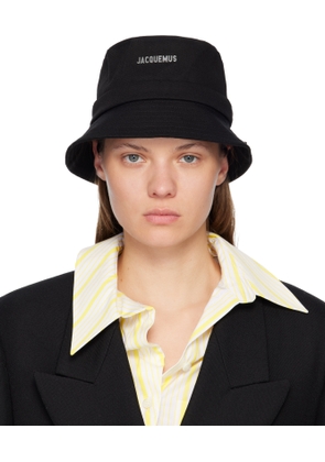 JACQUEMUS Black Les Classiques 'The Gadjo' Bucket Hat